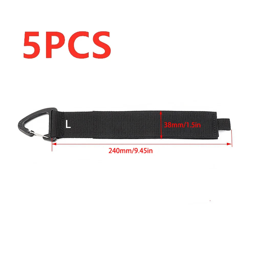 Organisateur de câbles en nylon avec boucle triangulaire