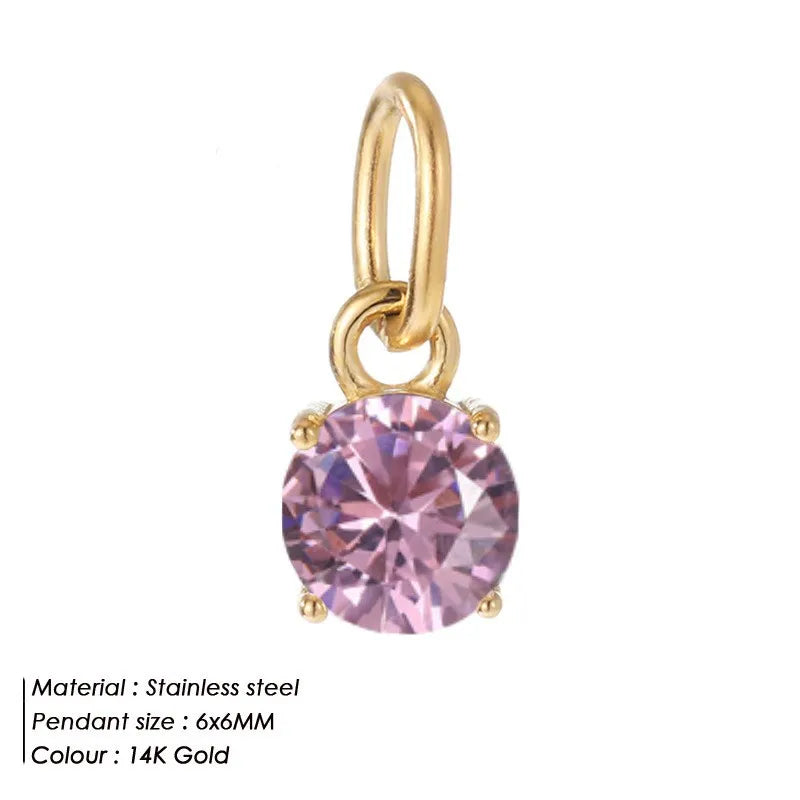 Mini Charme Élégant en Acier Inoxydable