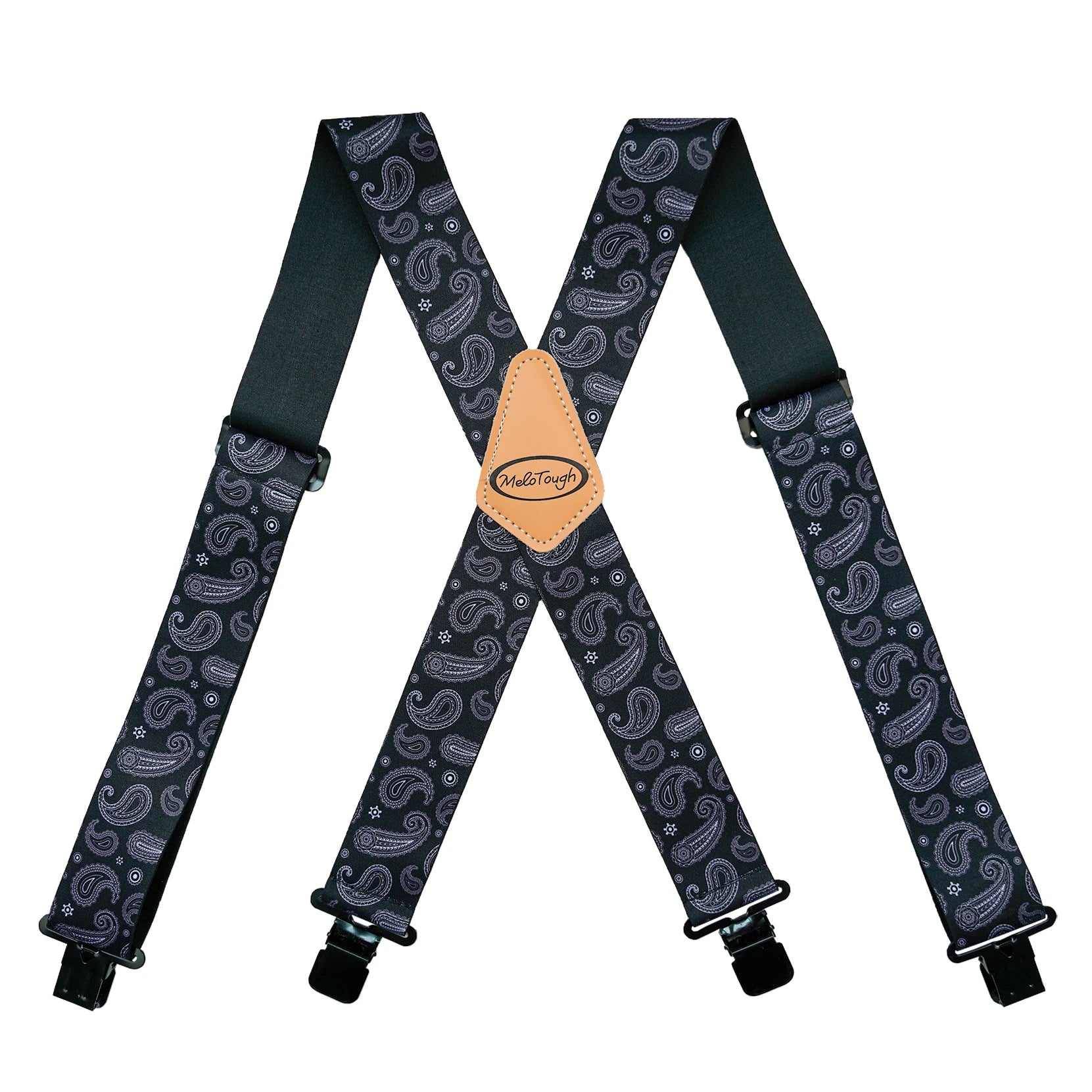 MELOTOUGH X-Back Elastic Work Suspenders for Men