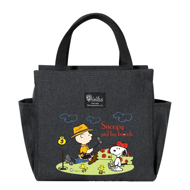 Snoopy's Insulated Bento Lunch Bag for Kids & Students