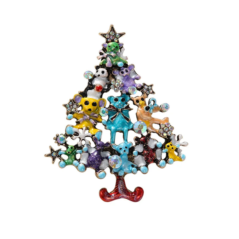 Broches Festives Animaux de Noël