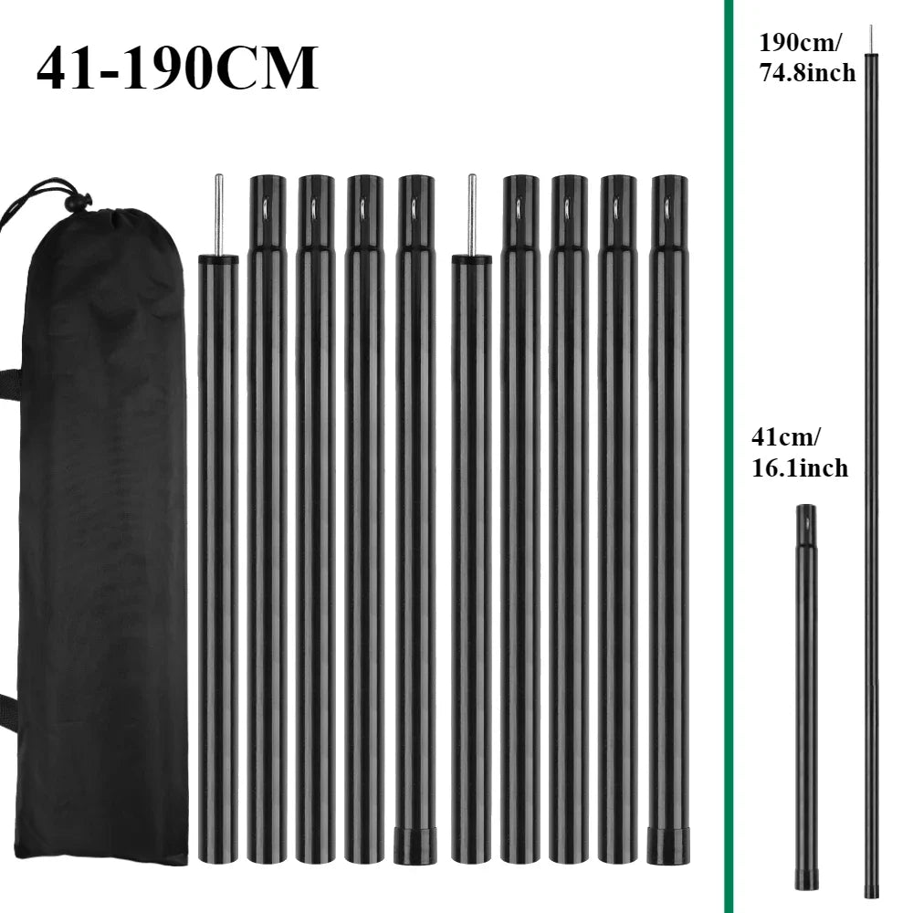 Duopoles Télescopiques Camping - Aluminium Réglable