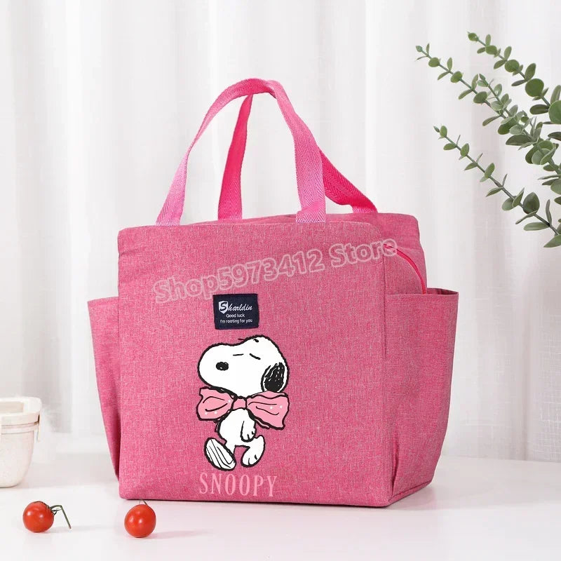 Snoopy's Insulated Bento Lunch Bag for Kids & Students