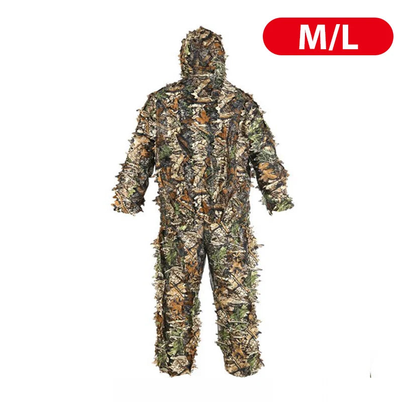 Ghillie 3D Camouflage Jungle – Costume Tactique Homme