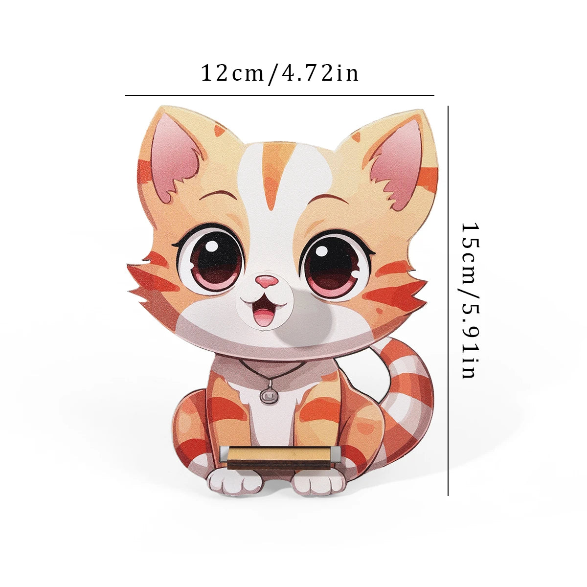 Giraffe Glasses Holder: Cute 3D Wooden Display Rack