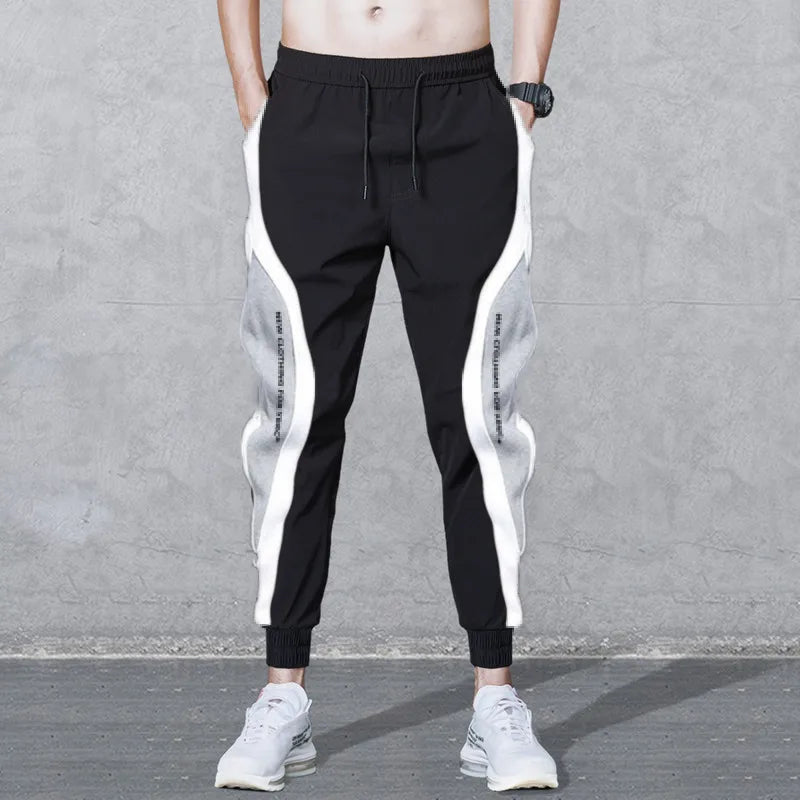 Pantalons Décontractés Patchwork Homme Sport Polyestère