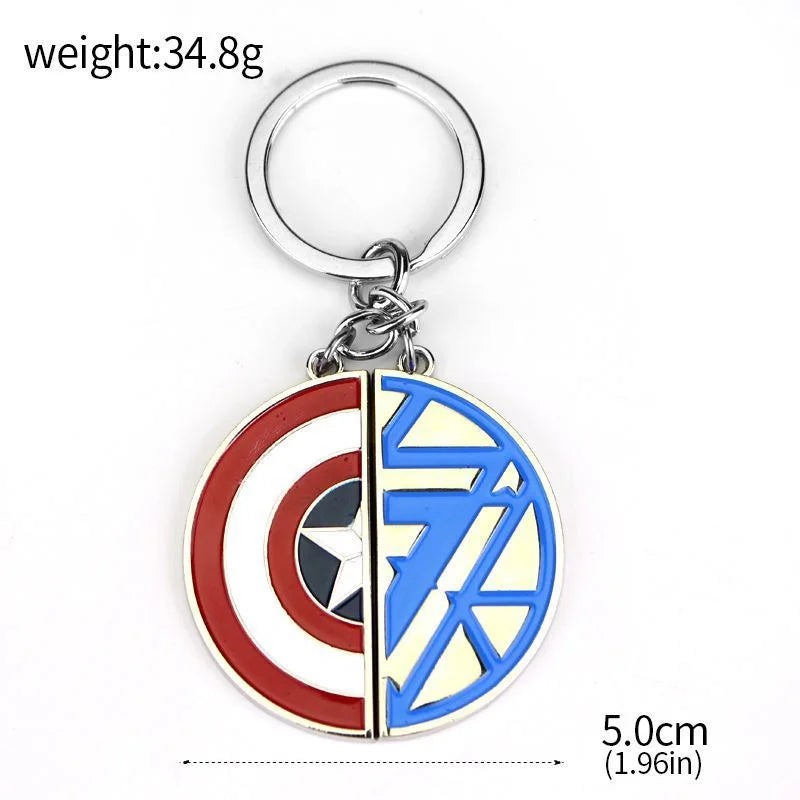 Avengers Shield Keychain - Marvel Trendy Accessory