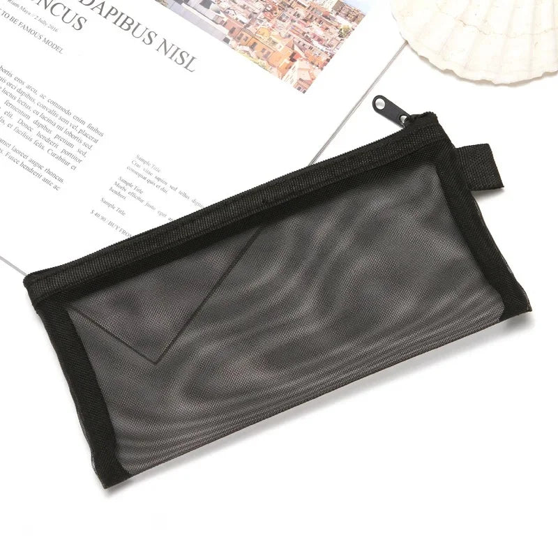 Trousse Écolière Élégante en Toile Durable et Spacieuse