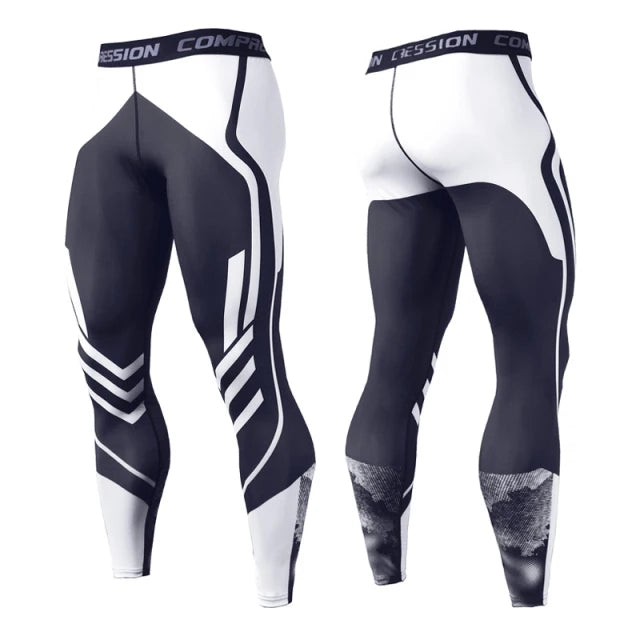 Quick-Dry Men's Fitness Leggings for All Seasons
