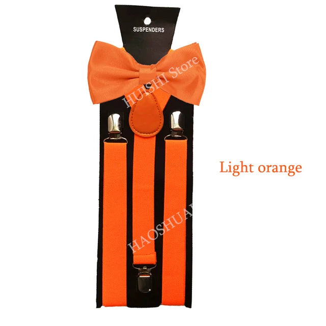 Chic Bowtie & Suspender Set for All Occasions