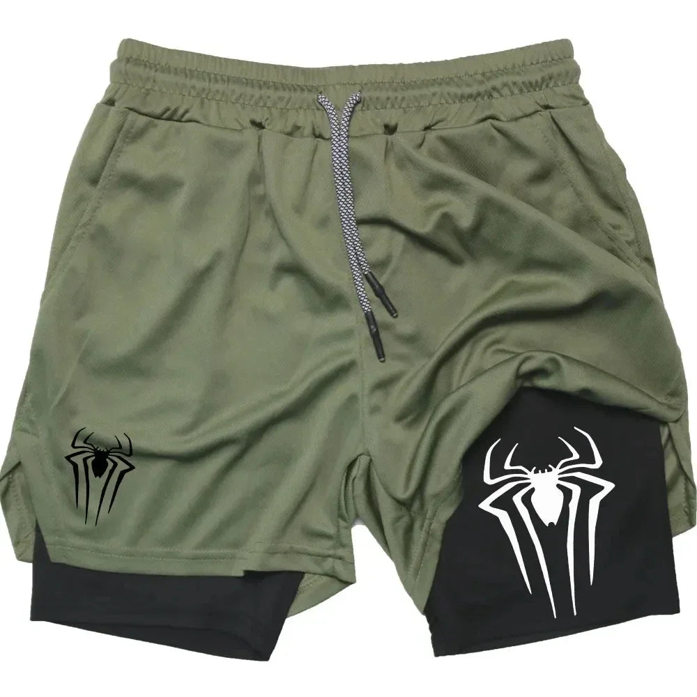 Shorts Araignée Y2K Performance Unisexe Sport