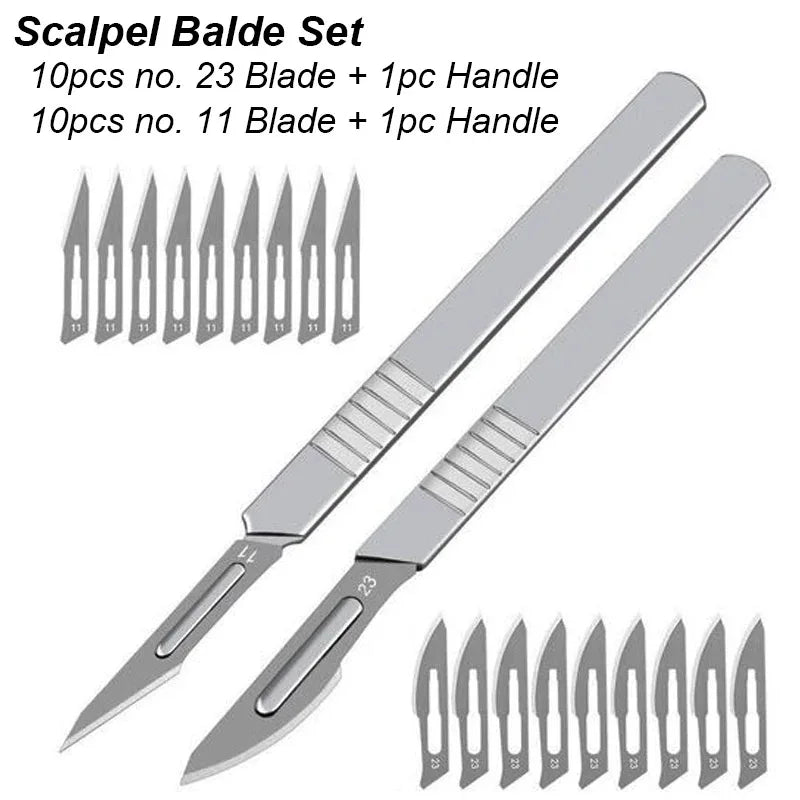 Couteaux Pro Scalpel - Ensemble Artisanat
