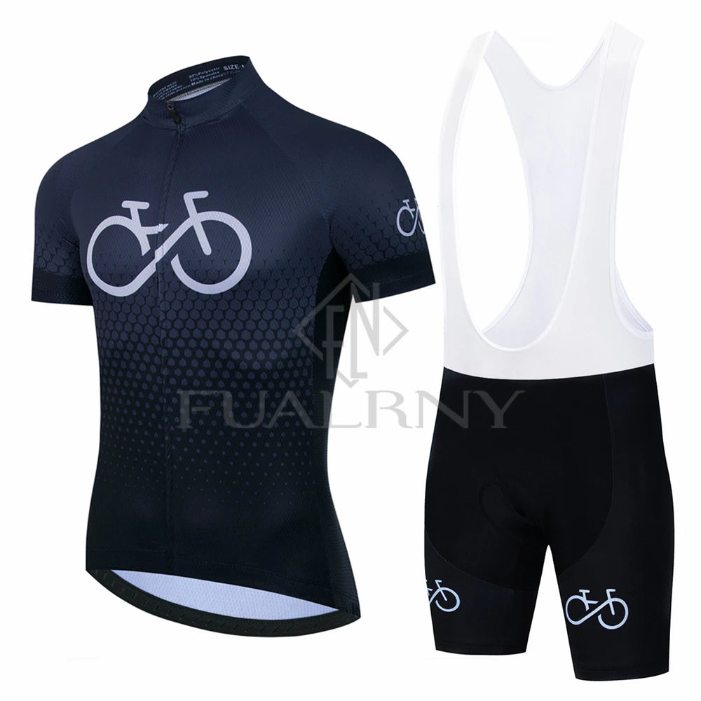 ÉquipeVélo Maillot Été Homme - Respirant et Confort