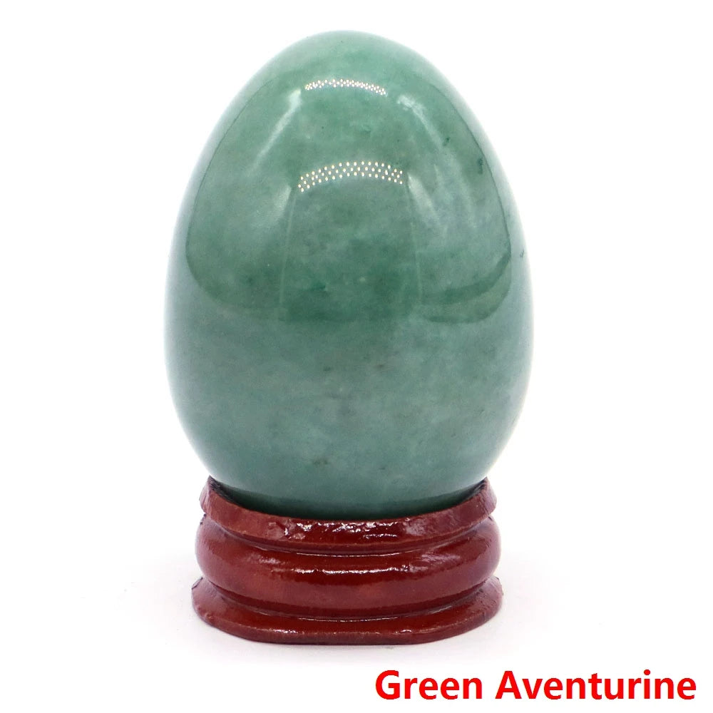 Oeuf Énergétique en Pierre Naturelle