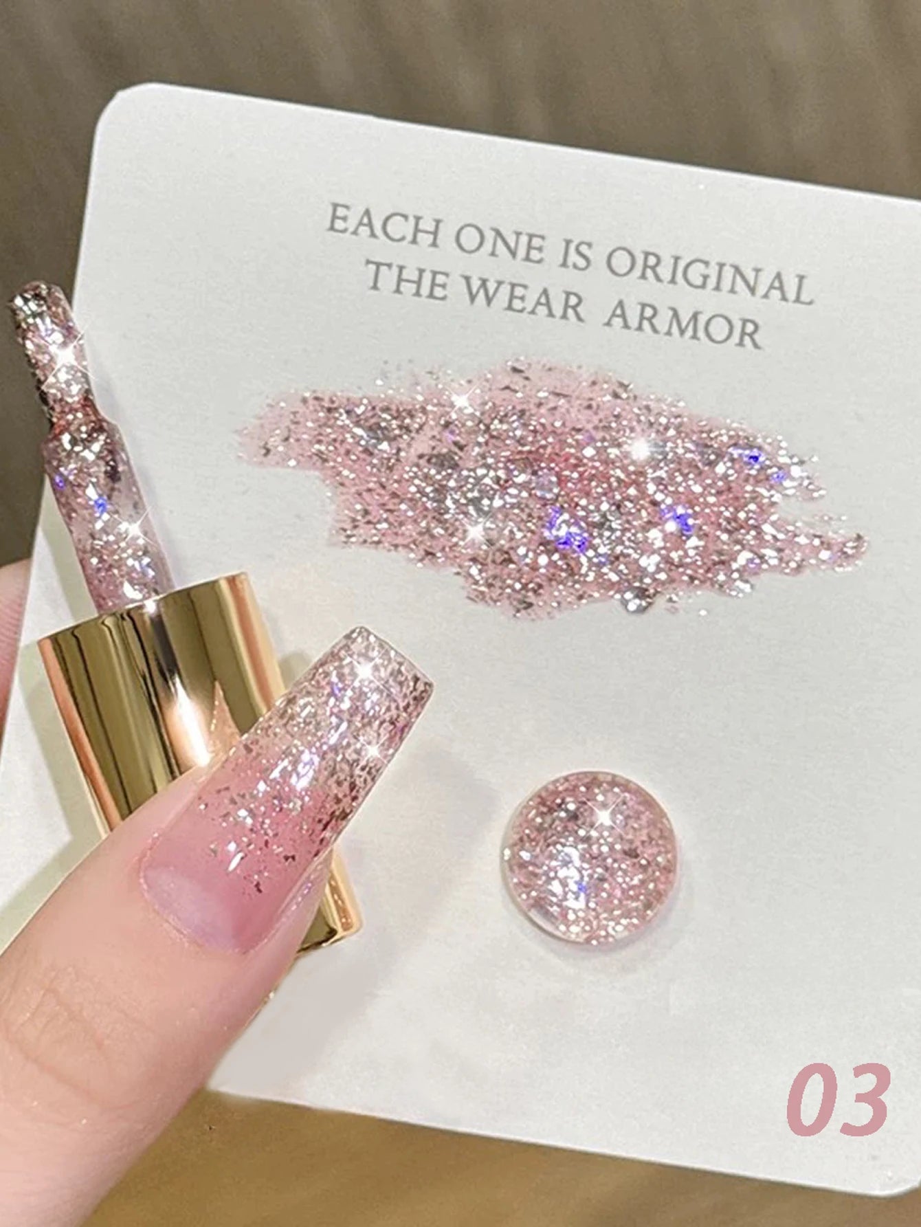 Gel Vernis Éclat Oolong 12 ml - MISS SHAKAN