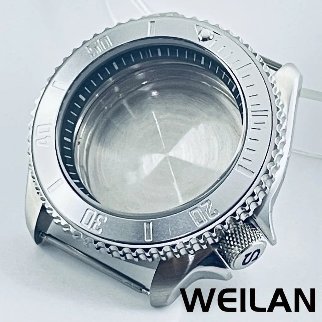 Boîtier Plongée 42mm NH35 Acier Inoxydable Argent