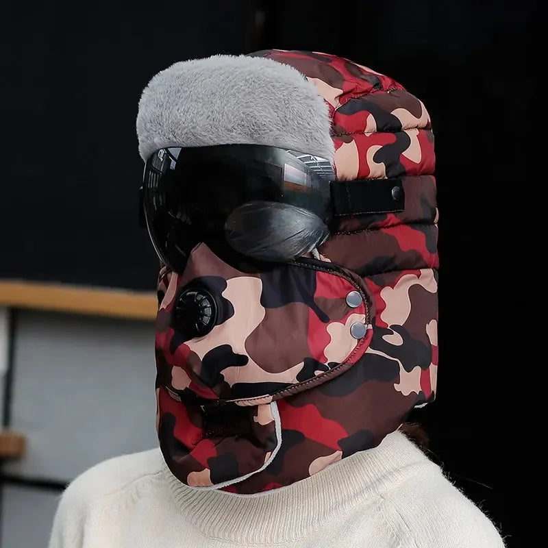 Chapeau d'Hiver Lei Feng Doublé Polaire Unisexe