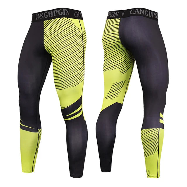 Quick-Dry Men's Fitness Leggings for All Seasons