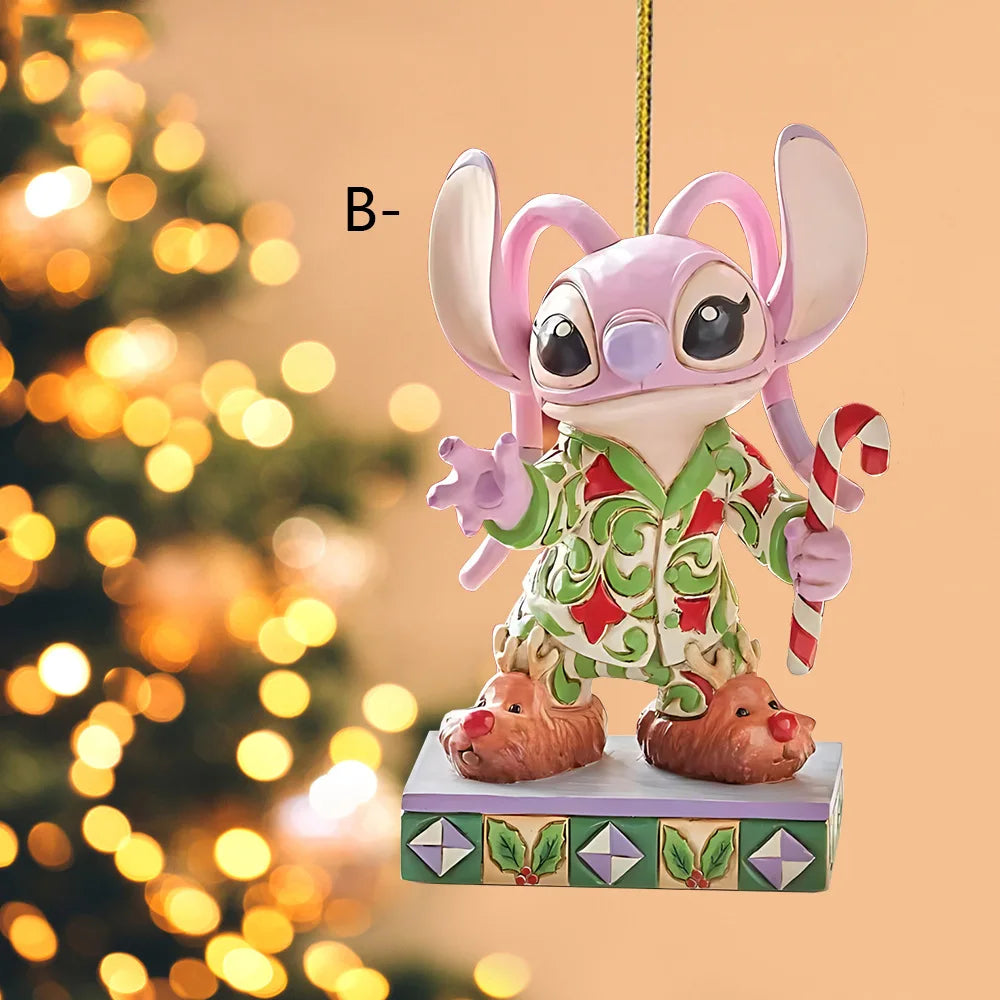 Boule de Noël Stitch en acrylique 2D