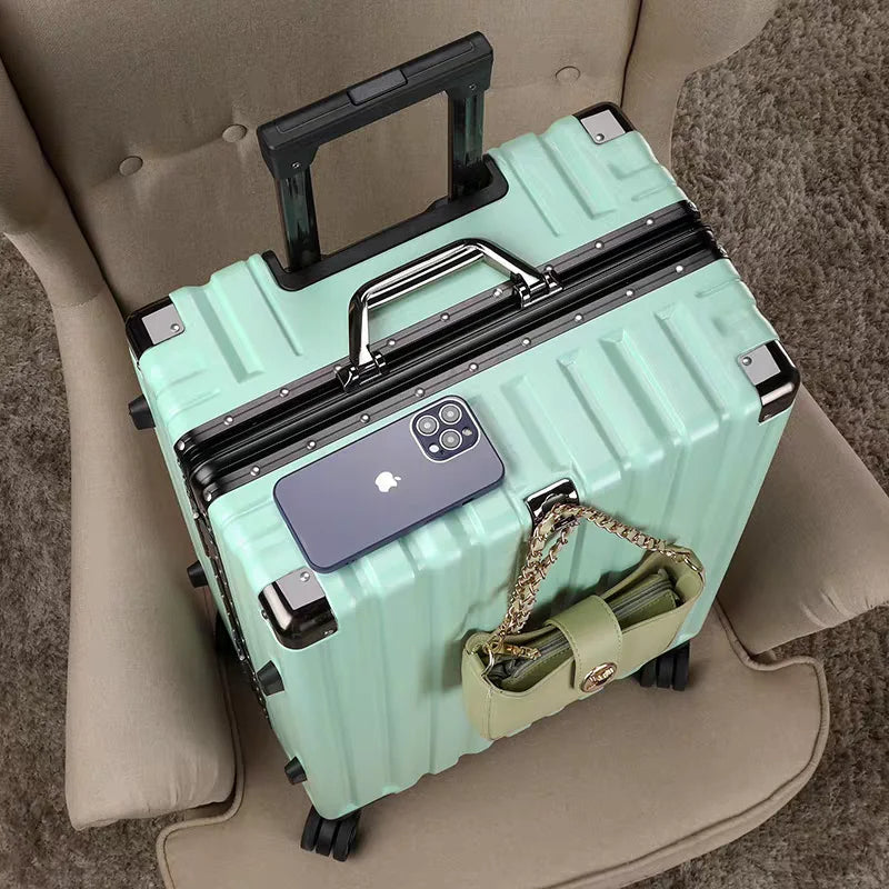 Valise Rigide Aluminium 20-26 avec Serrure et Roues