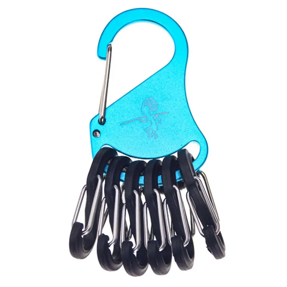 Crochet Mousqueton 6 Bacs: Rangement & Camping