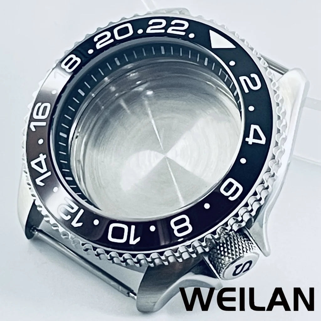 Boîtier Plongée 42mm NH35 Acier Inoxydable Argent