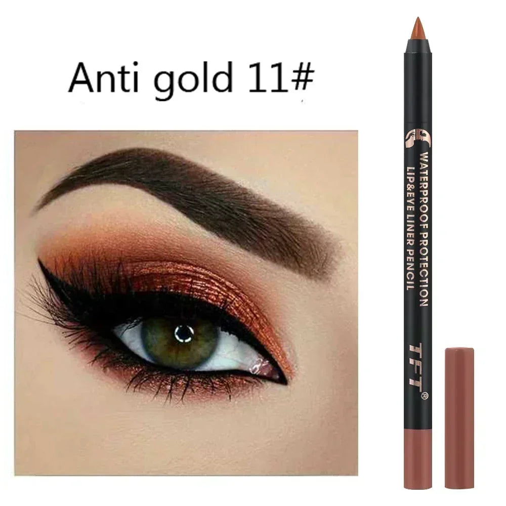 Blue-Brown Gel Eyeliner: Long-Lasting & Smooth