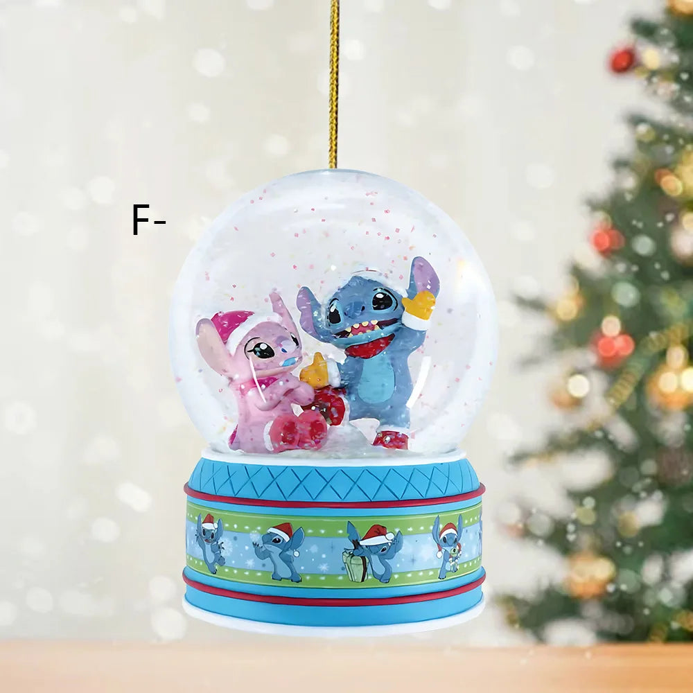 Boule de Noël Stitch en acrylique 2D