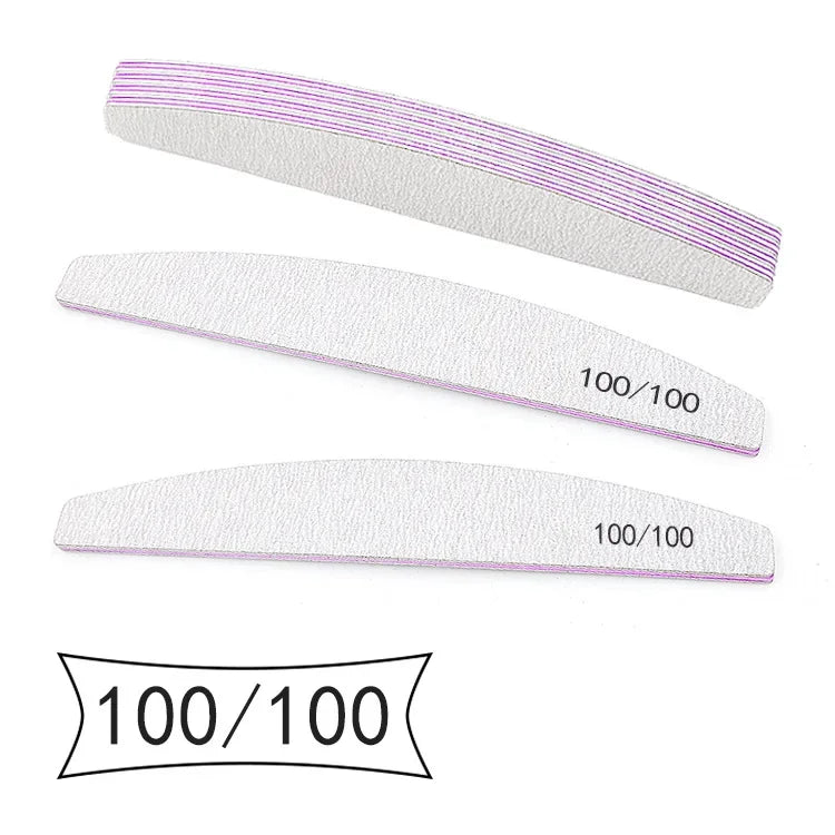Pro Nail File Set: Thick Sanding Tools for Manicure