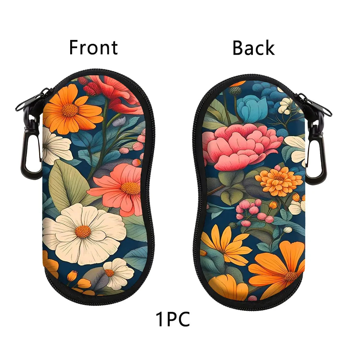 Sunflower Cat Eyewear Case - Trendy & Portable