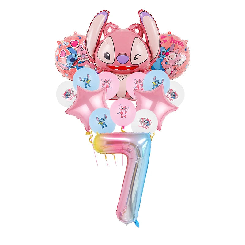 Ensemble Anniversaire Lilo & Stitch Fête Disney Fille