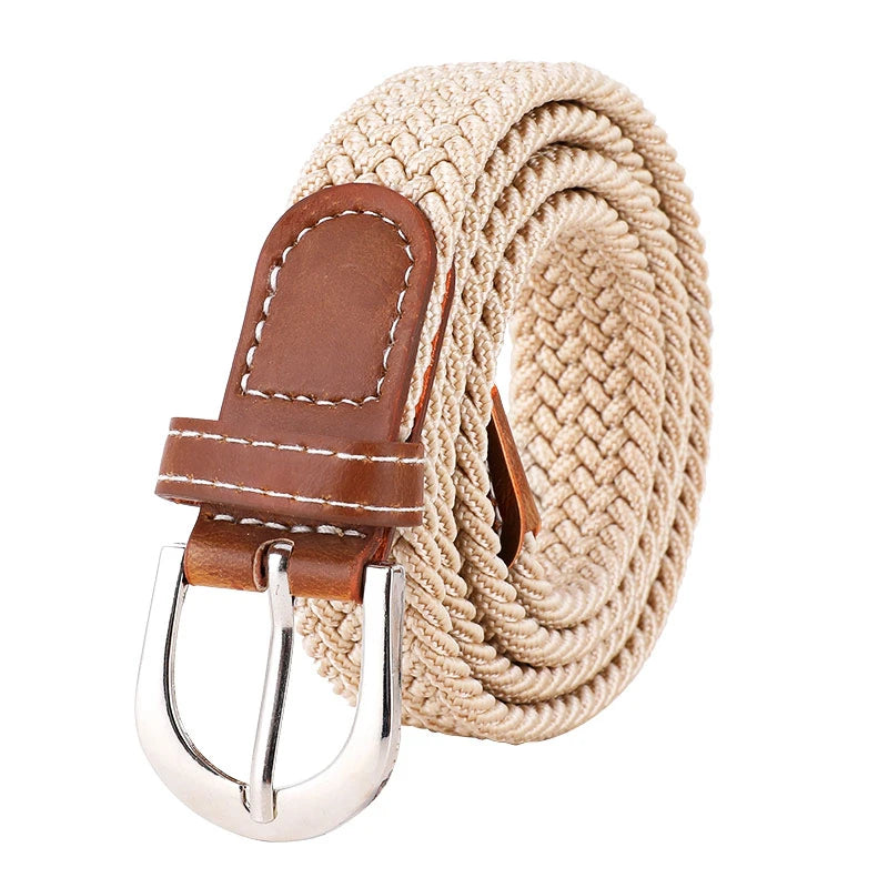 Versatile Stretch Woven Belt for All Styles