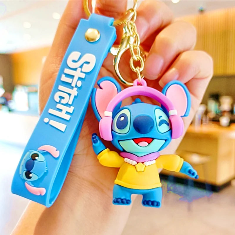Disney Charm Keychains: Mickey, Minnie & Lilo Fun!