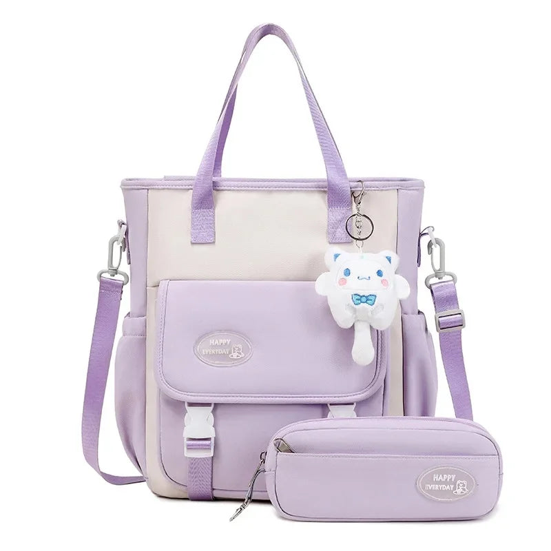 Sac à Dos Harajuku Grande Capacité en Tissu Oxford