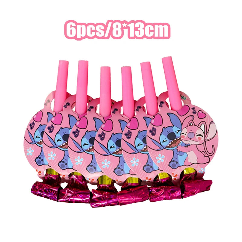 Disney Lilo & Stitch Pink Party Set