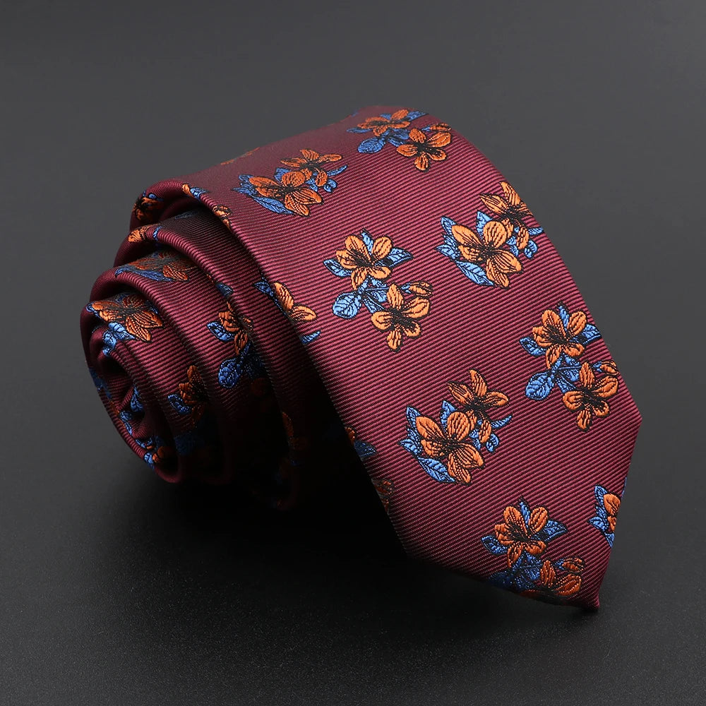 Floral Paisley Slim Ties - 26 Unique Styles