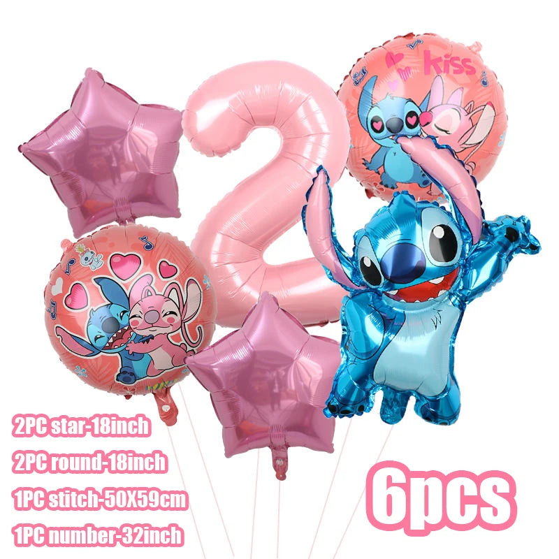 Disney Lilo & Stitch Pink Party Set