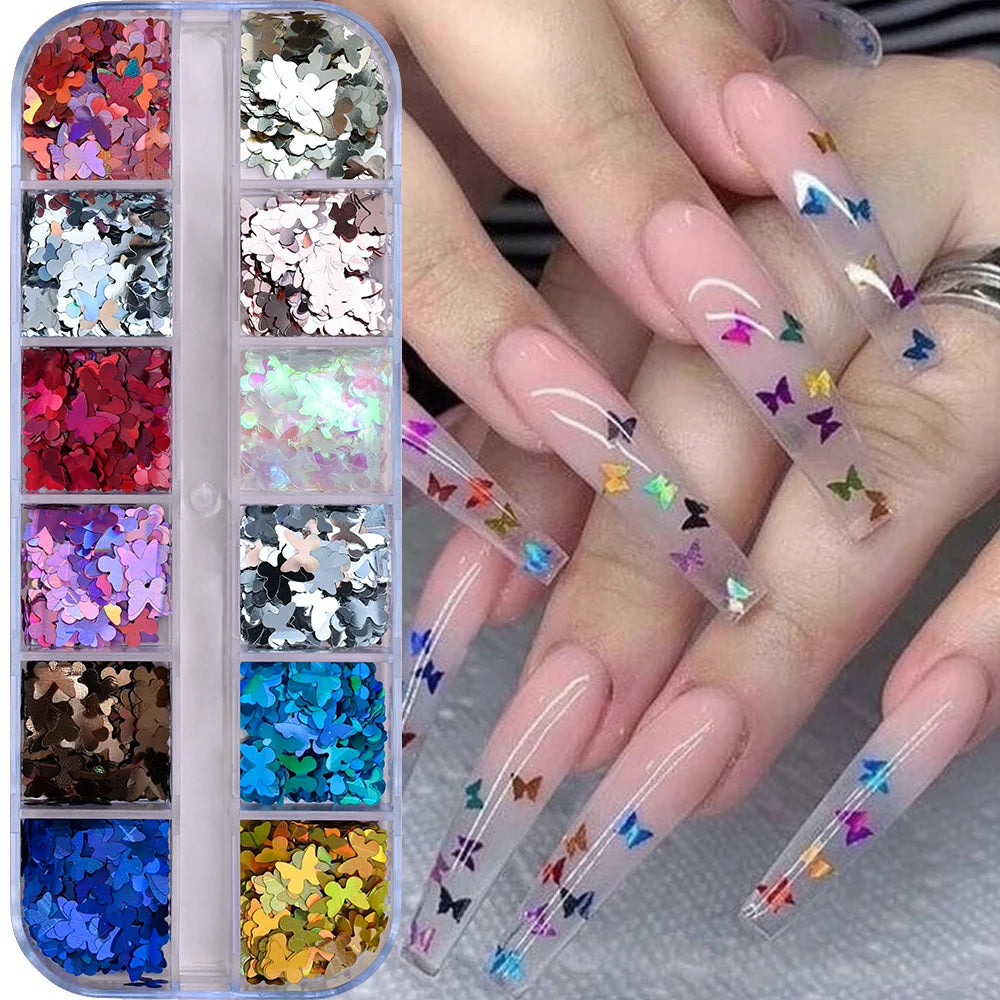 Charms Océan Doré 3D pour Nail Art