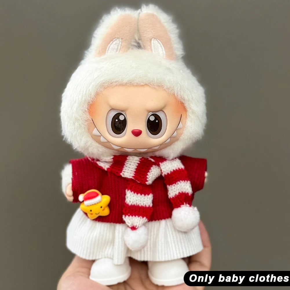 Mini Vêtements Kpop 17cm - Noël Labubu