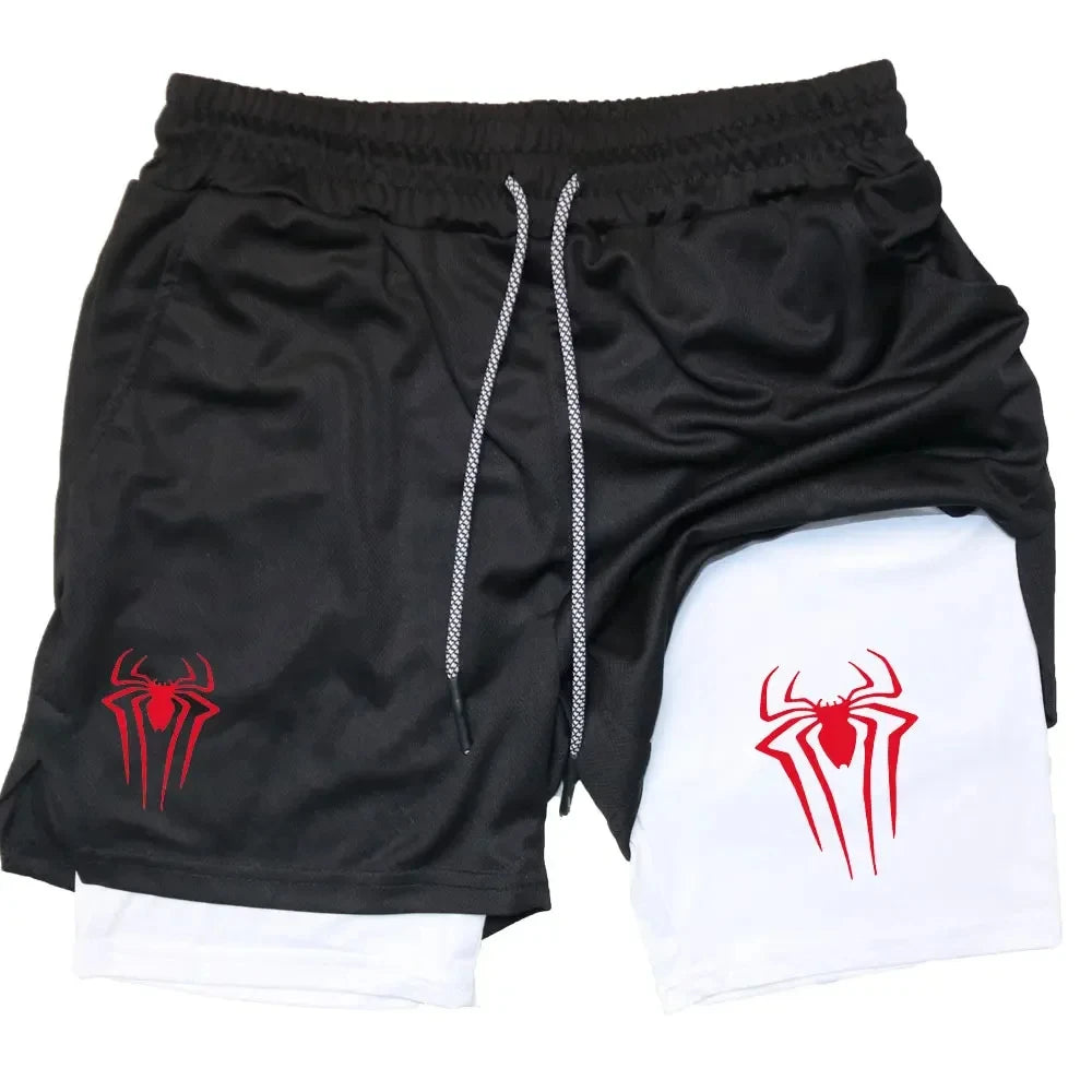 Shorts Araignée Y2K Performance Unisexe Sport