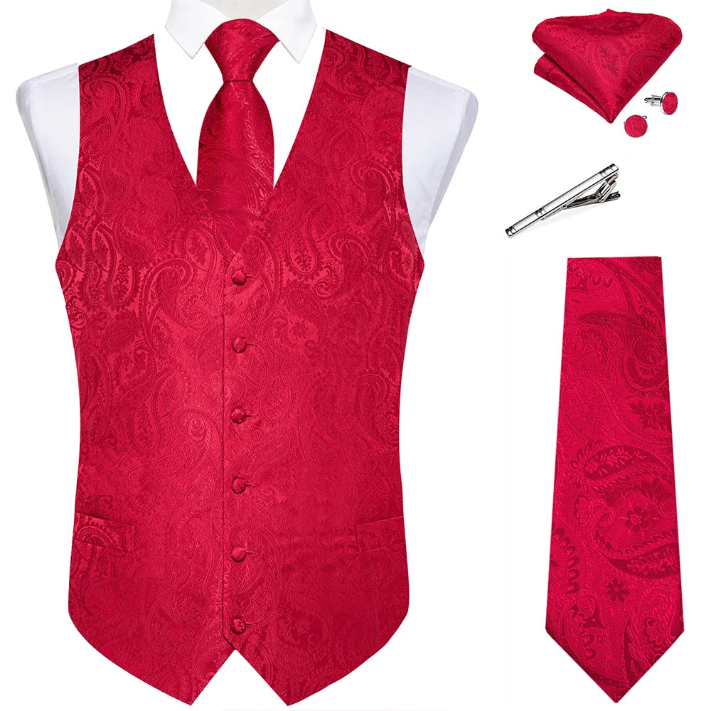 Gilet Luxe Mariage avec Accessoires