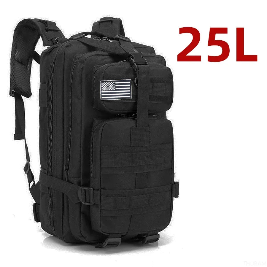 Sac à Dos Tactique Thuram 25/50L - Imperméable & Résistant