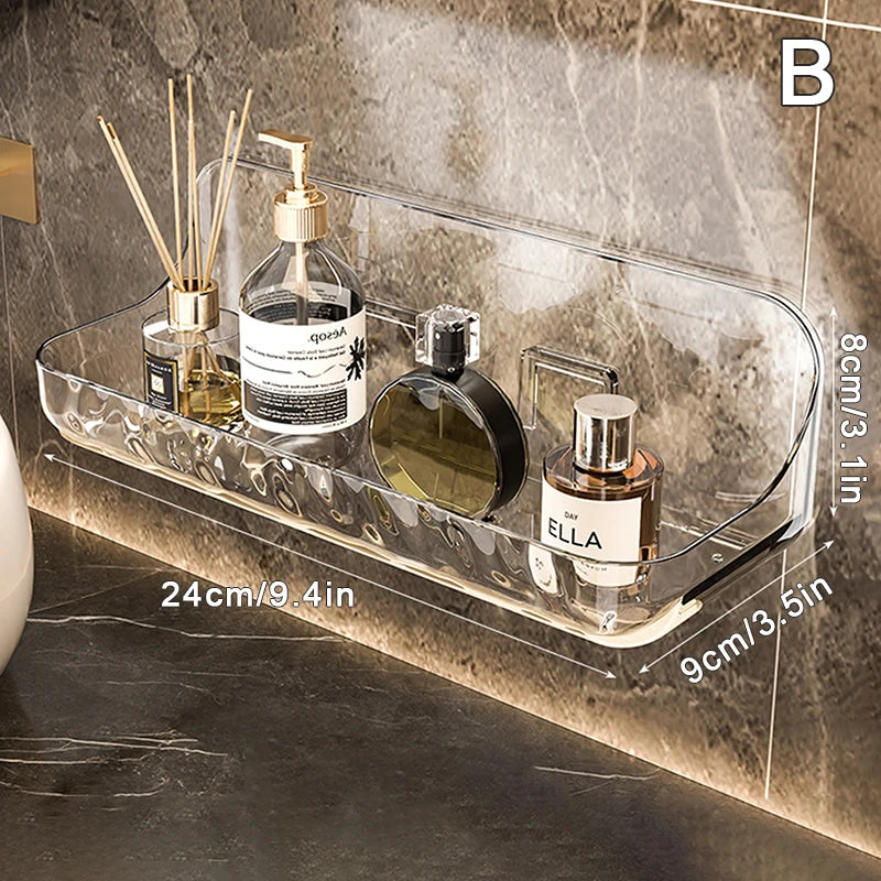 Cosmetic Corner Wall Shelf - No Drill Organizer