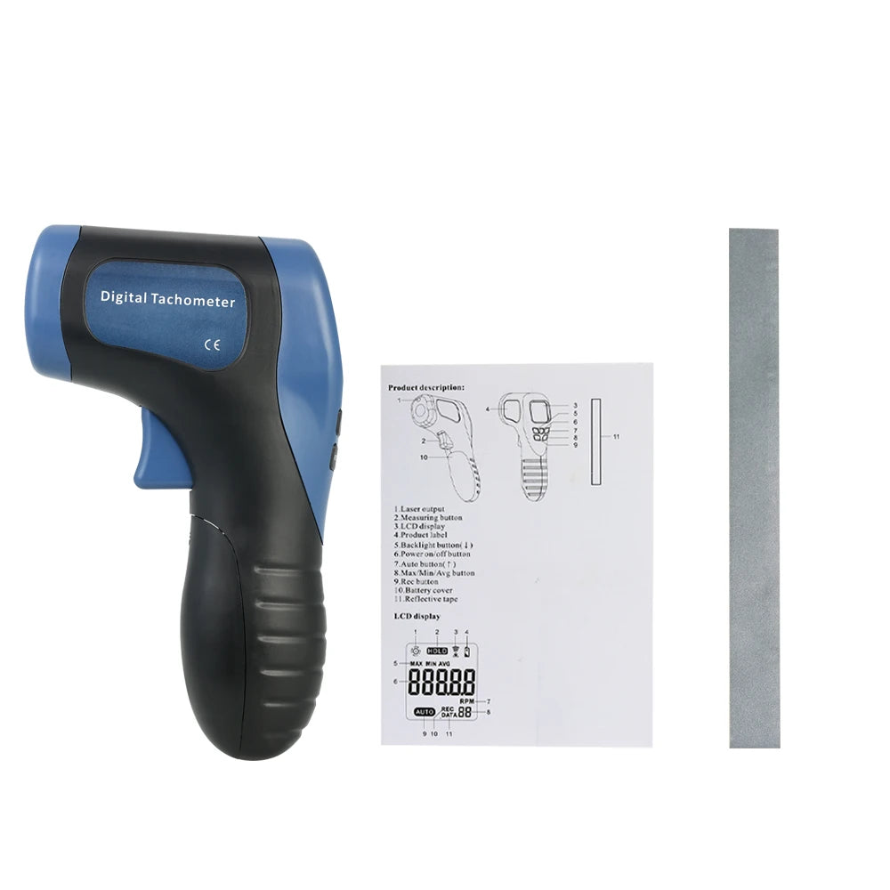 Tachymètre Laser LCD KKMOON - Mesure RPM Précise