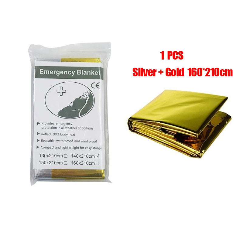 Poncho de Secours Isolant: Léger, Résistant, Réutilisable