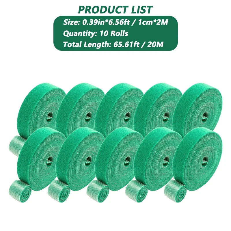 Nylon Plant Ties - Eco-Friendly Garden Support Straps