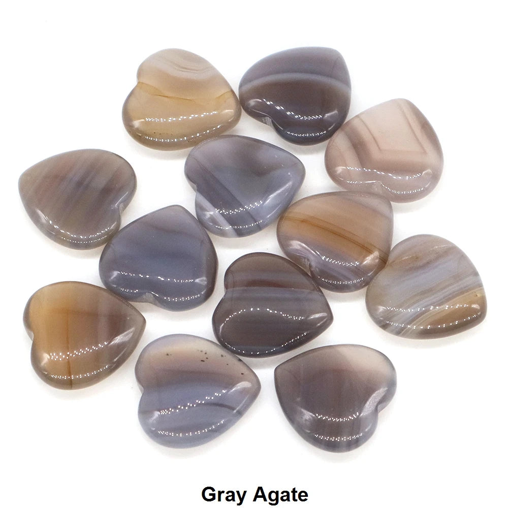 Cœur de Quartz Améthyste 20mm