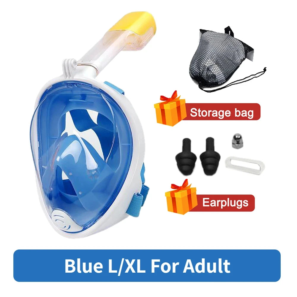 AquaVision: Masque Intégral Anti-Buée pour Plongée