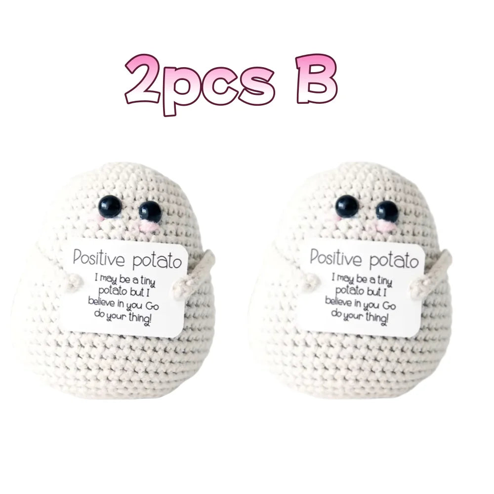 Poupée Potatoes Joyeuse à Gros Fesses Tricotée