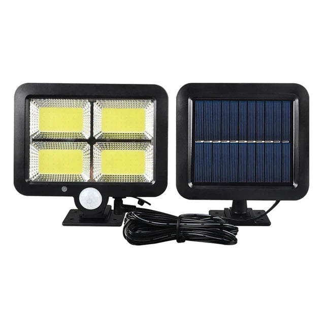 Applique Solaire 160LED Étanche avec Capteur Mouvement